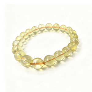 Citrine Bead Bracelet | Golden Flow of Wealth and Joyful Energy