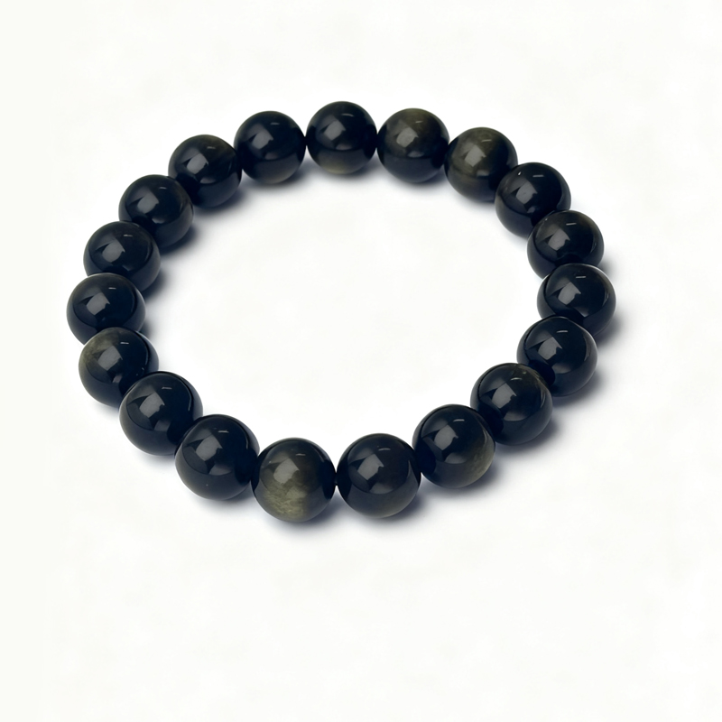 Gold Sheen Obsidian "Wealth Aegis" Bracelet | Fortified Abundance & Financial Security - Image 3