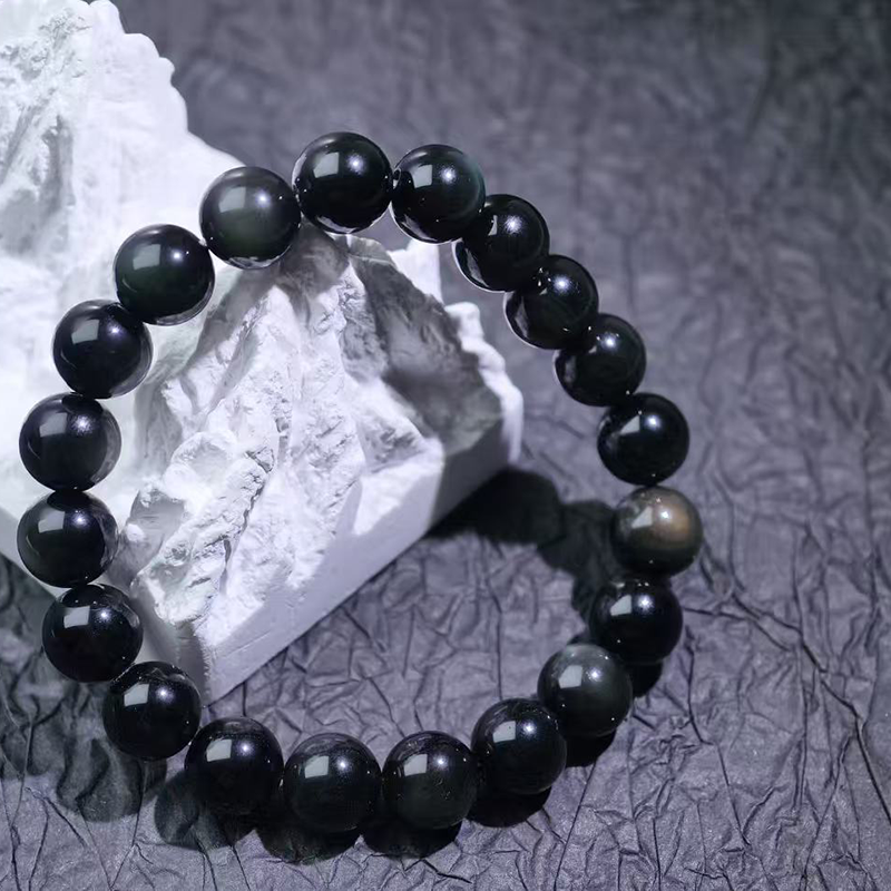 Aura Quartz "Aegis Shield" Bracelet | Universal Protection in Emerald Majesty - Image 4