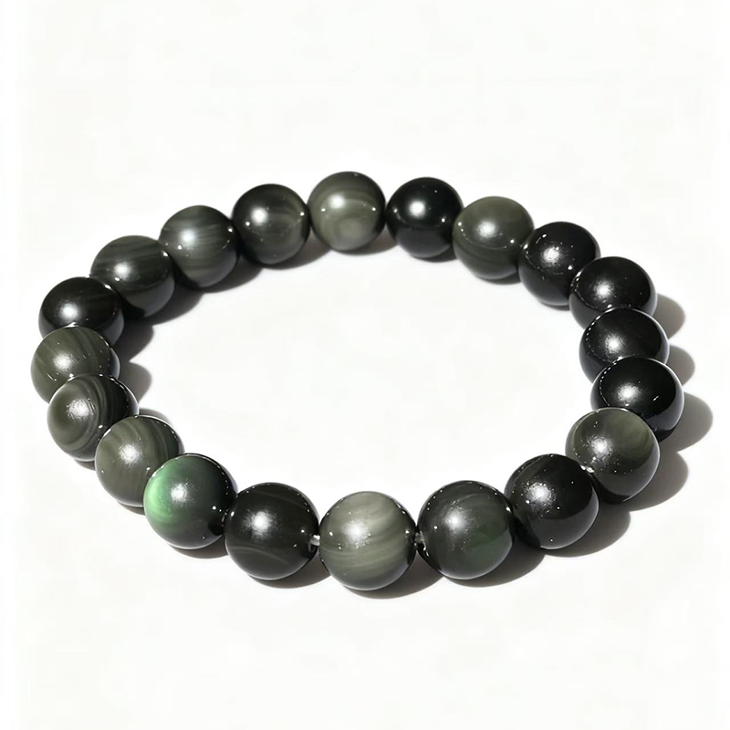 Aura Quartz "Aegis Shield" Bracelet | Universal Protection in Emerald Majesty