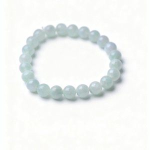 Light Green Jadeite Bead Bracelet | Circle of Gentle Fortune & Everyday Harmony