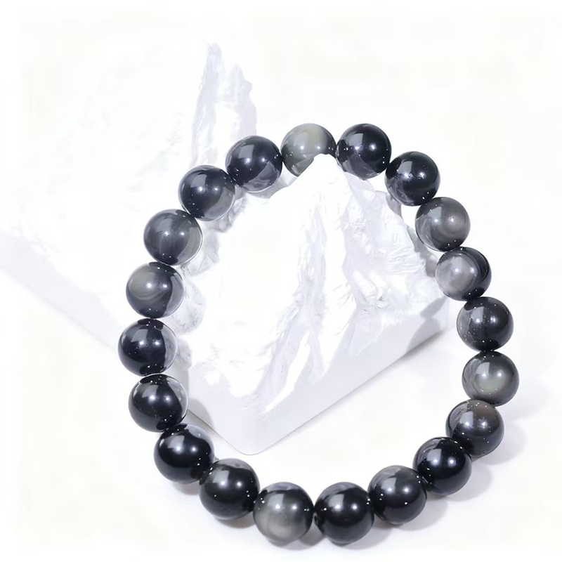 Silver Sheen Obsidian "Lunar Purifier" Bracelet | Deep Clensing & Energetic Reset - Image 3