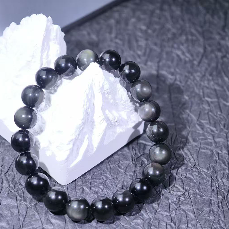 Silver Sheen Obsidian "Lunar Purifier" Bracelet | Deep Clensing & Energetic Reset - Image 4
