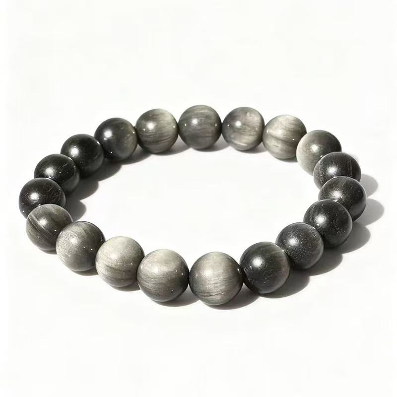 Silver Sheen Obsidian "Lunar Purifier" Bracelet | Deep Clensing & Energetic Reset